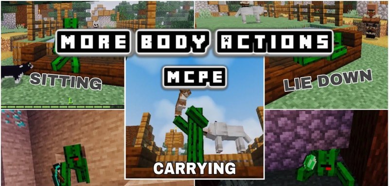 Мод More Body Actions! 26.40/1.21.130 (новые движения) | 18-08-2026, 10:15 - Моды для Bedrock / 26.x / Игроки / Разное / 1.21