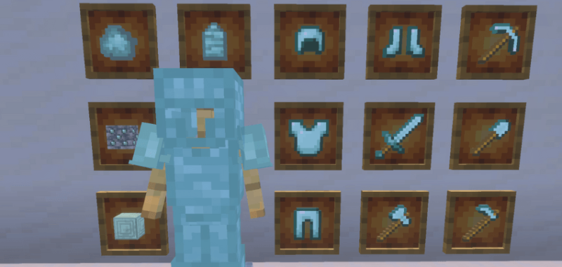 Мод More Ores [Achievement Friendly] 26.20 (новые руды и броня) | 25-08-2026, 16:09 - Моды для Bedrock / 26.x / Оружие, броня и инструменты