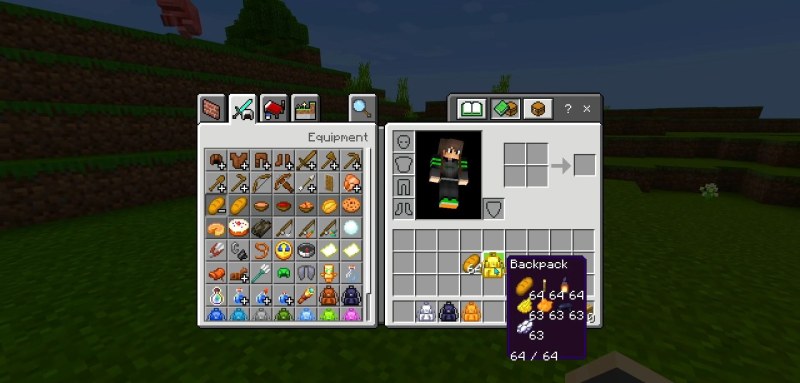 Мод Multi Backpack 1.21.70 (удобные рюкзаки) | Вчера, 19:08 - Моды для Bedrock / 1.21