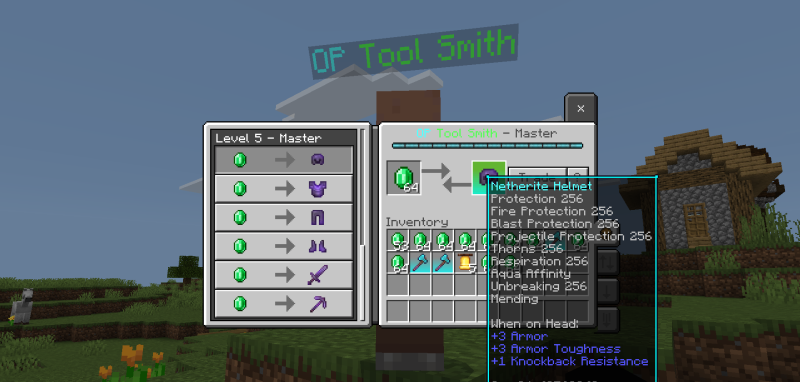 Карта OP Tool Smith + Mod 26.40/1.21.132 (выживание с деревней) | Сегодня, 12:28 - Карты для Bedrock / Приключения / Выживание / 26.x / 1.21