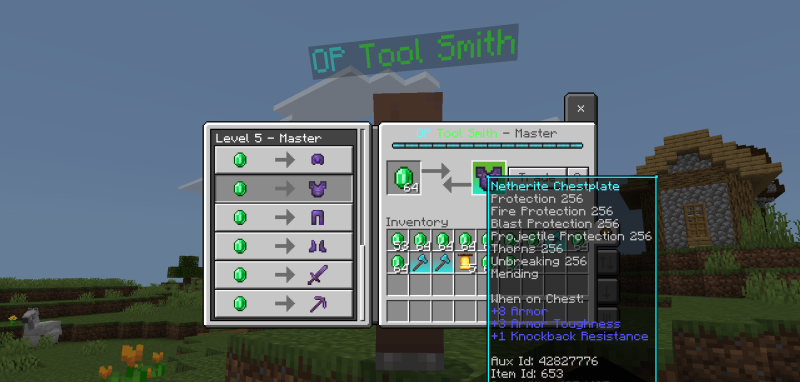 Карта OP Tool Smith + Mod 26.40/1.21.132 (выживание с деревней) | Сегодня, 12:28 - Карты для Bedrock / Приключения / Выживание / 26.x / 1.21