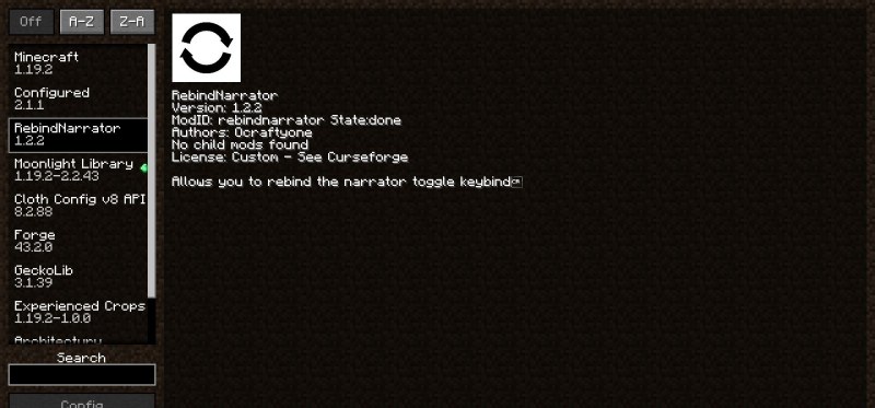 Мод Rebind Narrator 1.21.11/1.19.4 (переназначение клавиш, рассказчик) | 1-08-2026, 13:59 - Моды для Minecraft / 1.16.1  / 1.16.2  / 1.17 / 1.16.5 / 1.17.1 / 1.18 / 1.18.1 / 1.18.2 / 1.19.2 / 1.19.4 / 1.20 / 1.20.1 / 1.20.4 / 1.21.1 / 1.21.5 / 1.21.11