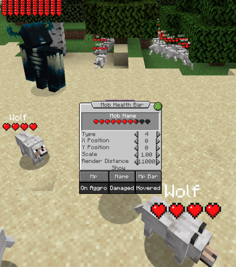 Мод YDM's MobHealthBar 26.1.2/1.21.11 (полоска здоровья мобов) | Вчера, 15:46 - Моды для Minecraft / Декор / 1.16.5 / 1.17.1 / 1.18.1 / 1.18.2 / 1.19 / 1.19.1 / 1.19.2 / 1.19.3 / 1.19.4 / 1.20.1 / 1.20.2 / 1.21 / 1.21.4 / 1.21.5 / 1.21.8 / 1.21.10 / 1.21.11 / 26.1 / 26.1.1 / 26.1.2 / 26.2