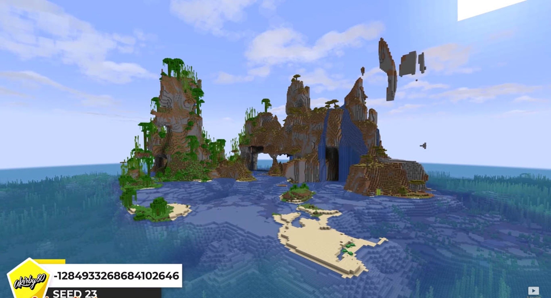 Minecraft seed -1284933268684102646 — скриншот 1