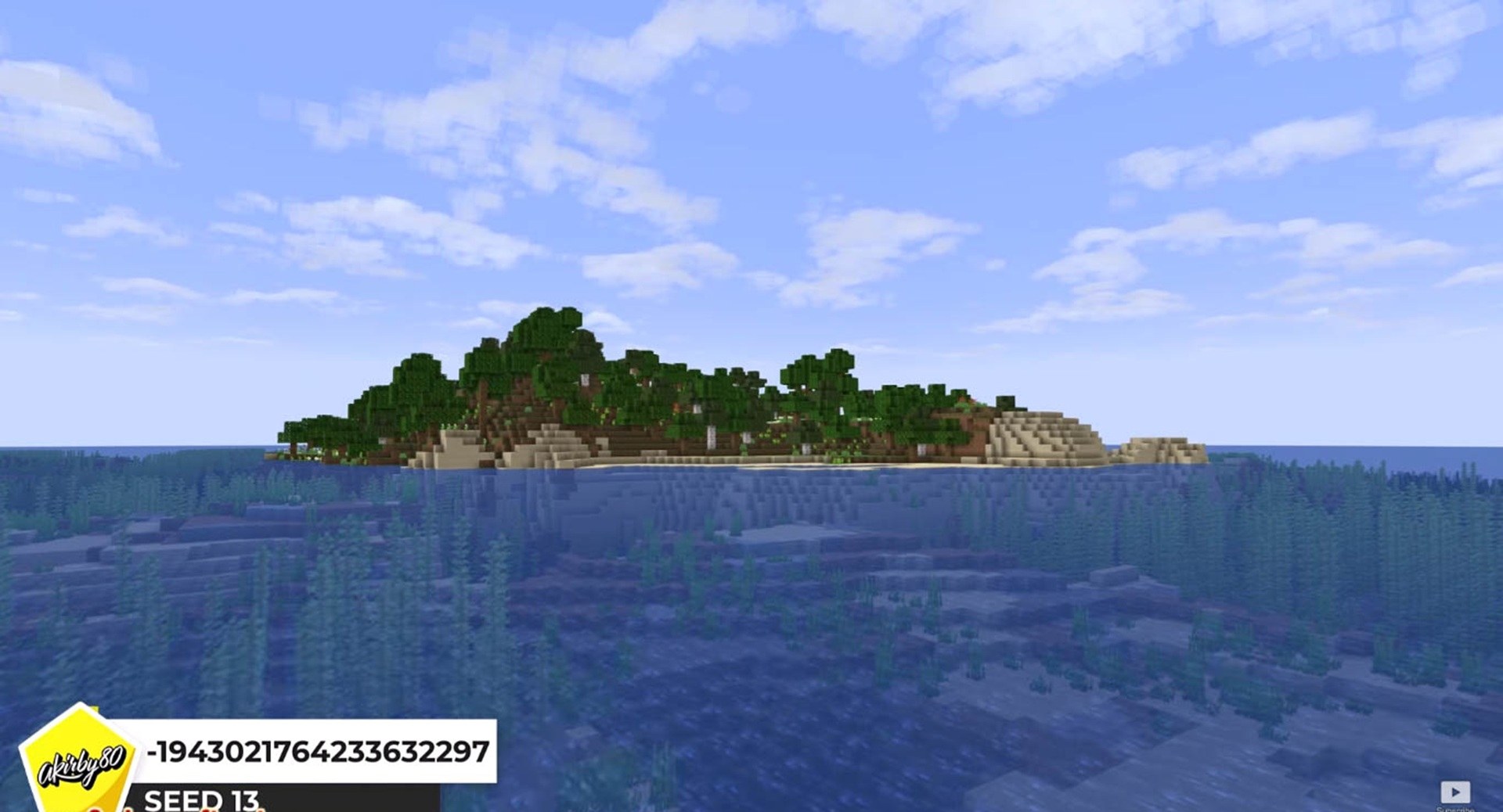 Minecraft seed -1943021764233632297 — скриншот 1