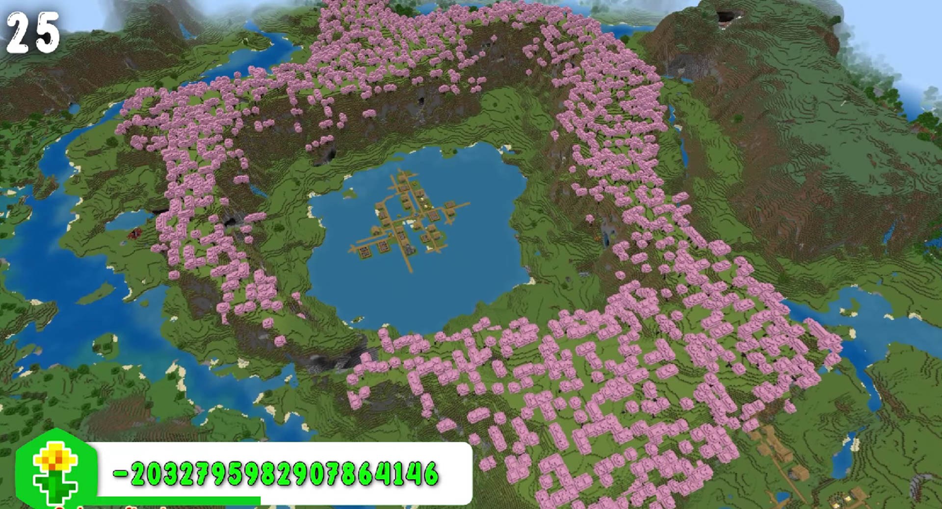 Minecraft seed -2032795982907864146 — скриншот 1