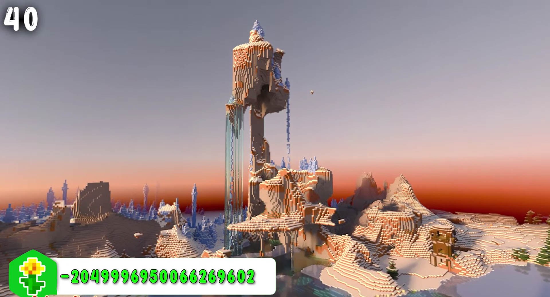 Minecraft seed -2049996950066269602 — скриншот 1