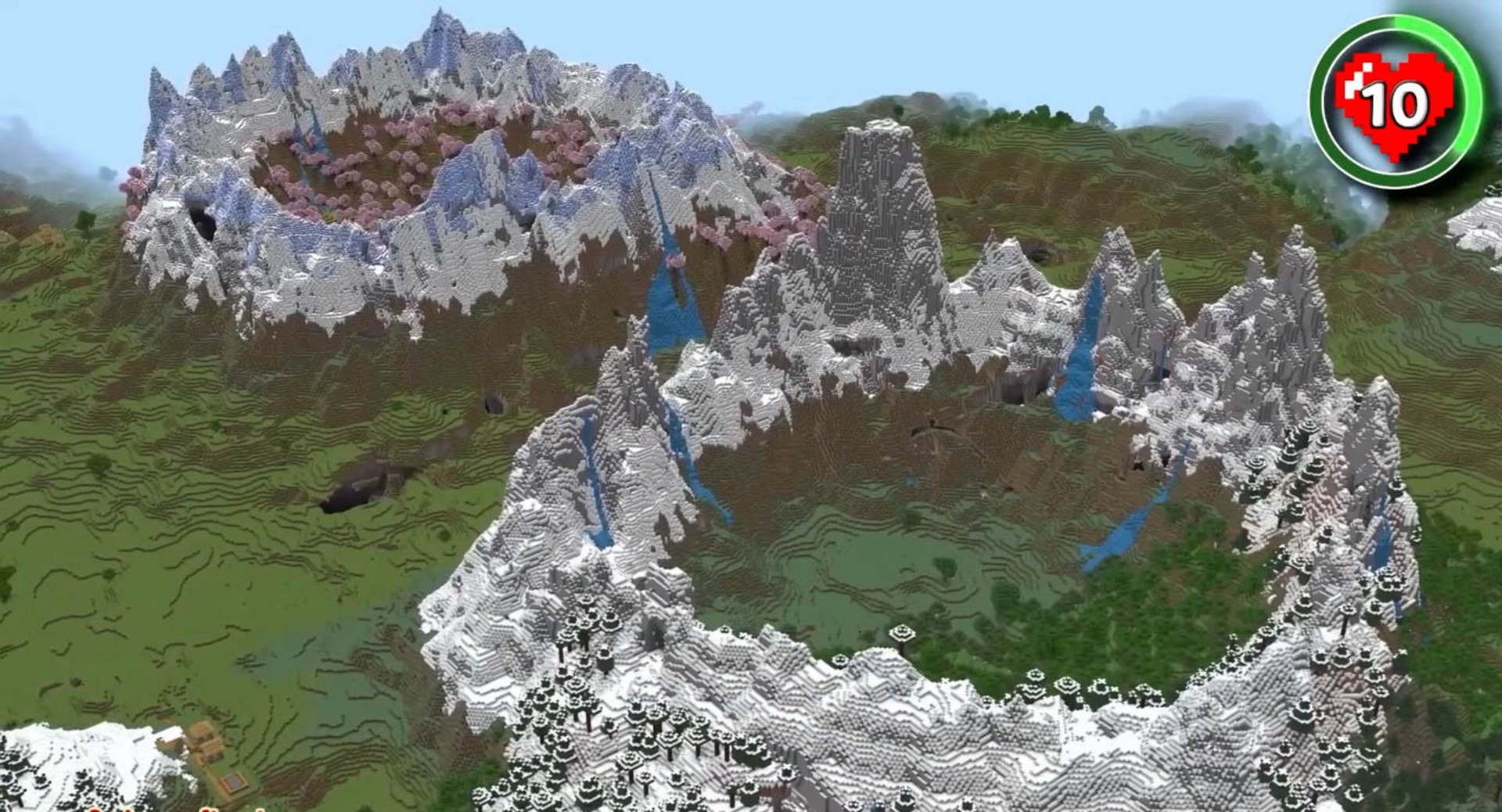 Minecraft seed -2098004362385192995 — скриншот 1
