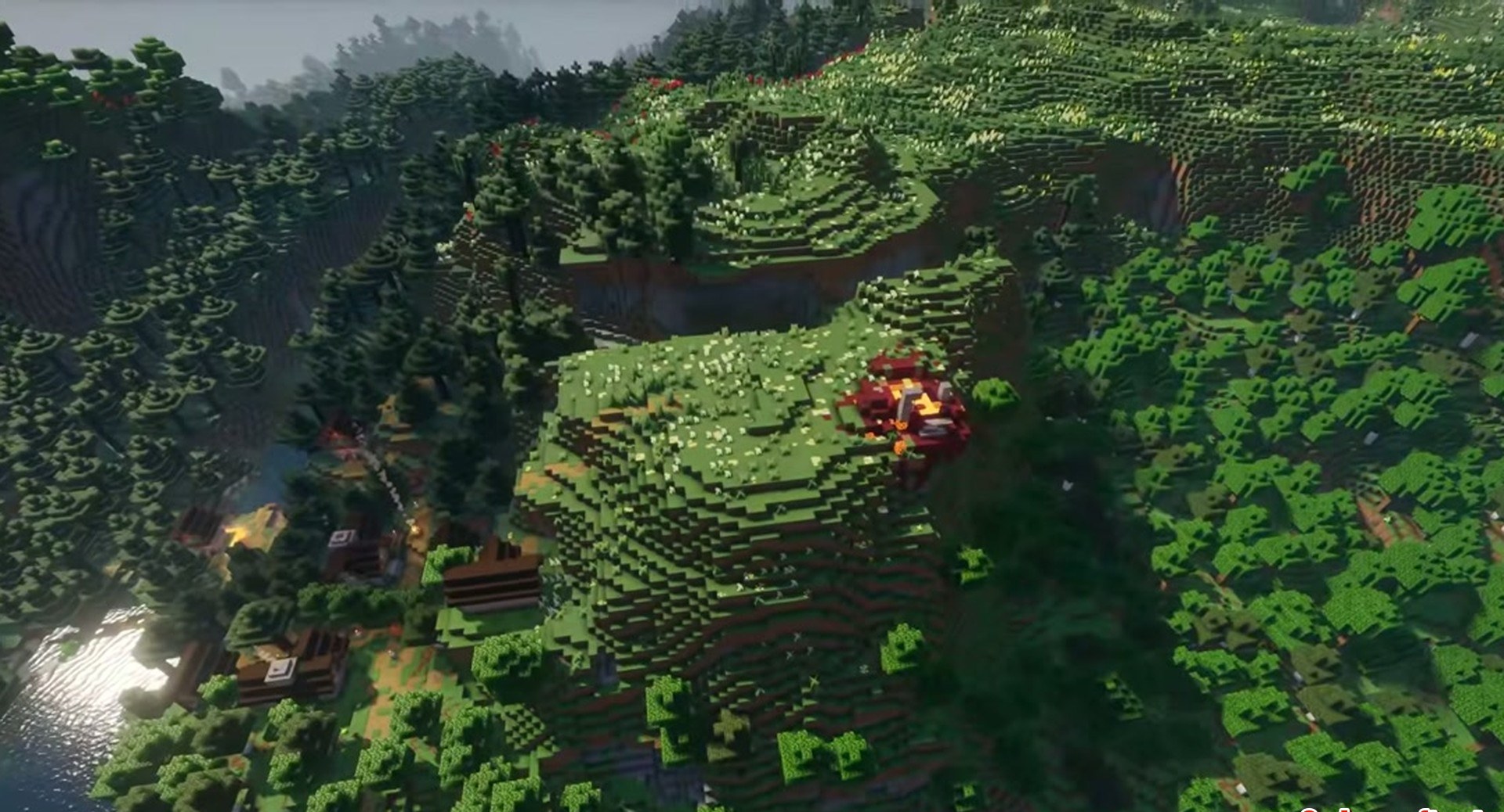 Minecraft seed -2138068294534347312 — скриншот 1