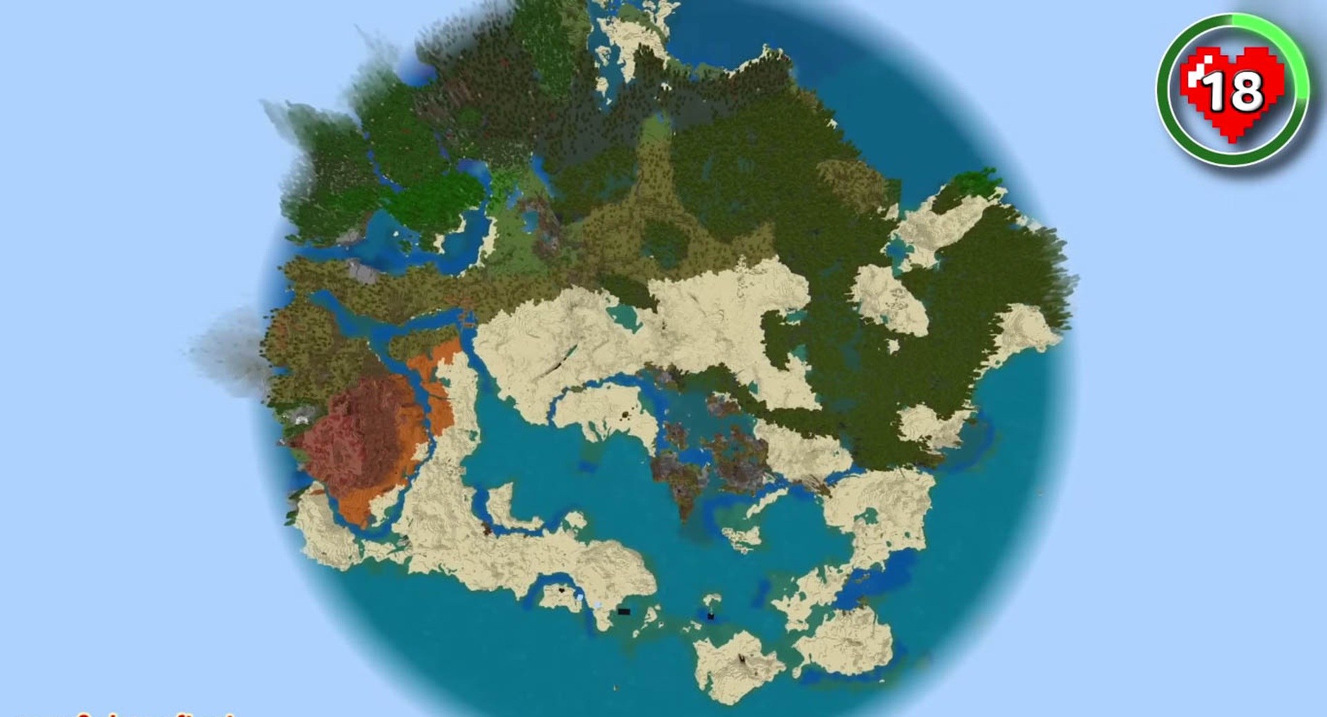 Minecraft seed -223684598022597855 — скриншот 1