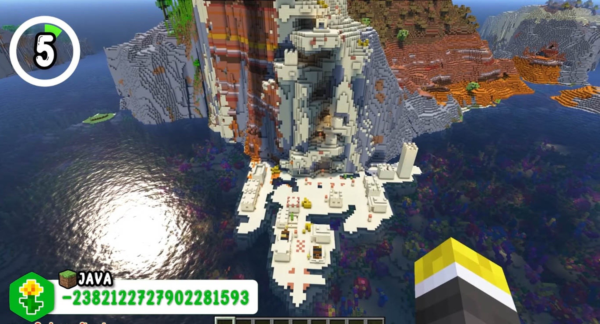 Minecraft seed -2382122727902281593 — скриншот 1