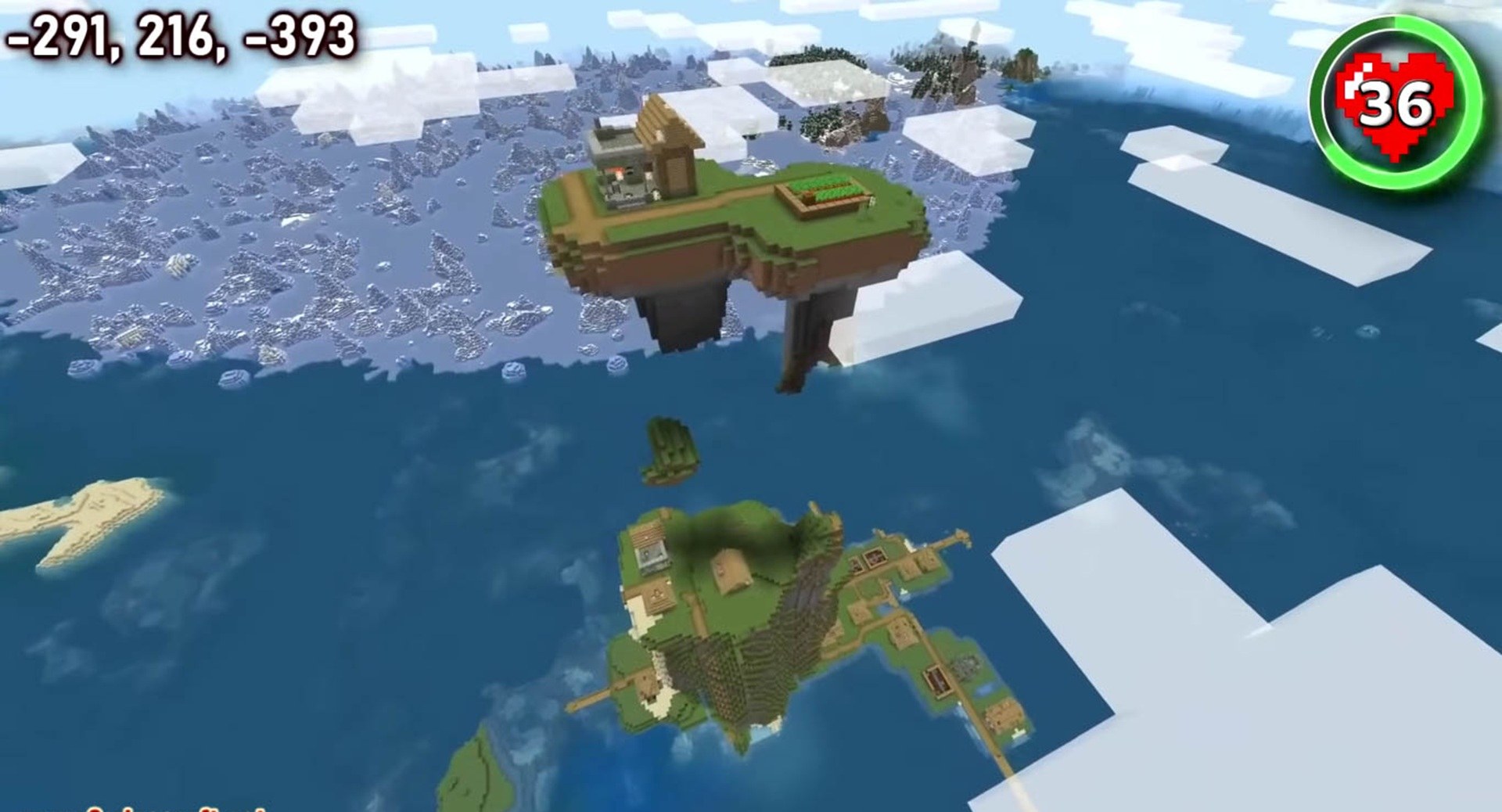 Minecraft seed -2471693073126287242 — скриншот 1