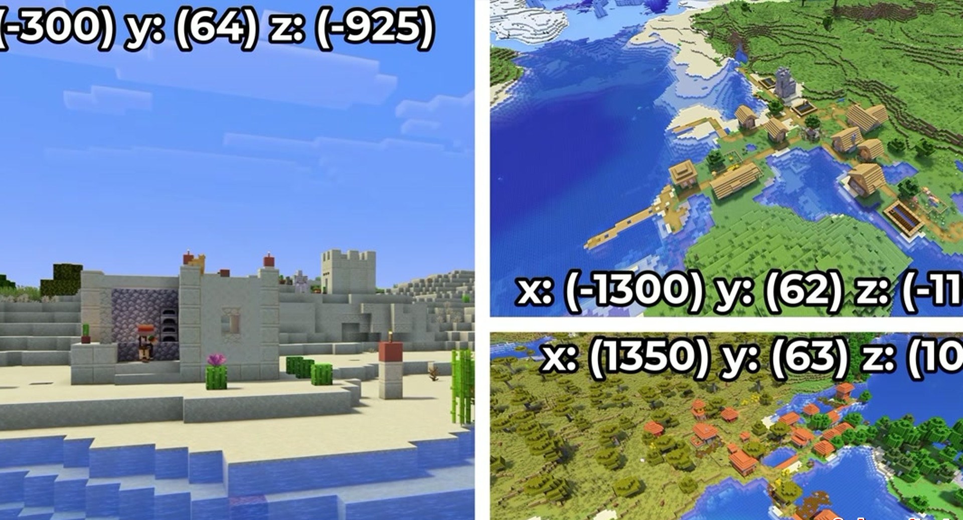 Minecraft seed -2514978916909306536 — скриншот 1