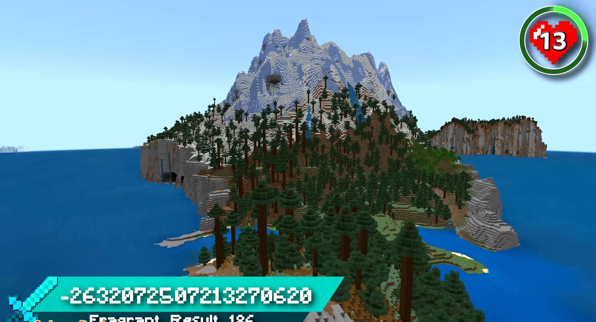 Minecraft seed -2632072507213270620 — скриншот 1