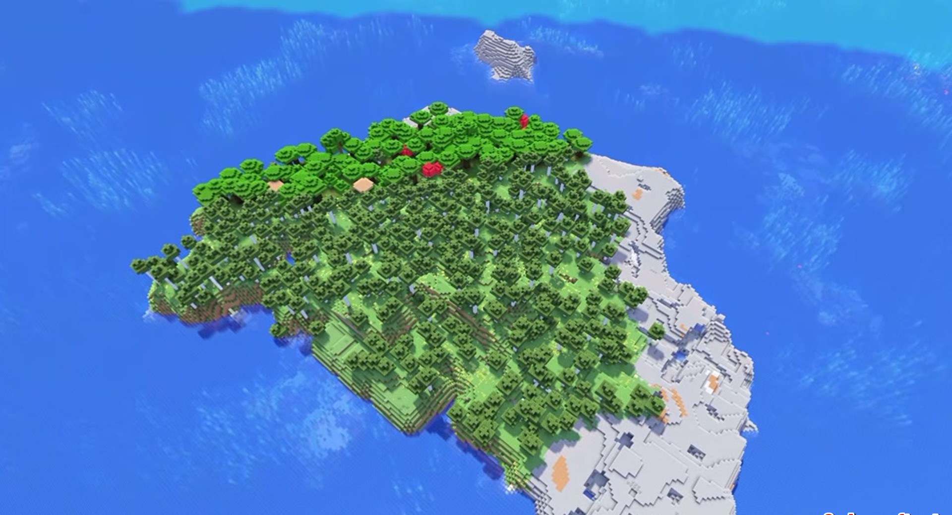 Minecraft seed -264422166841145606 — скриншот 1