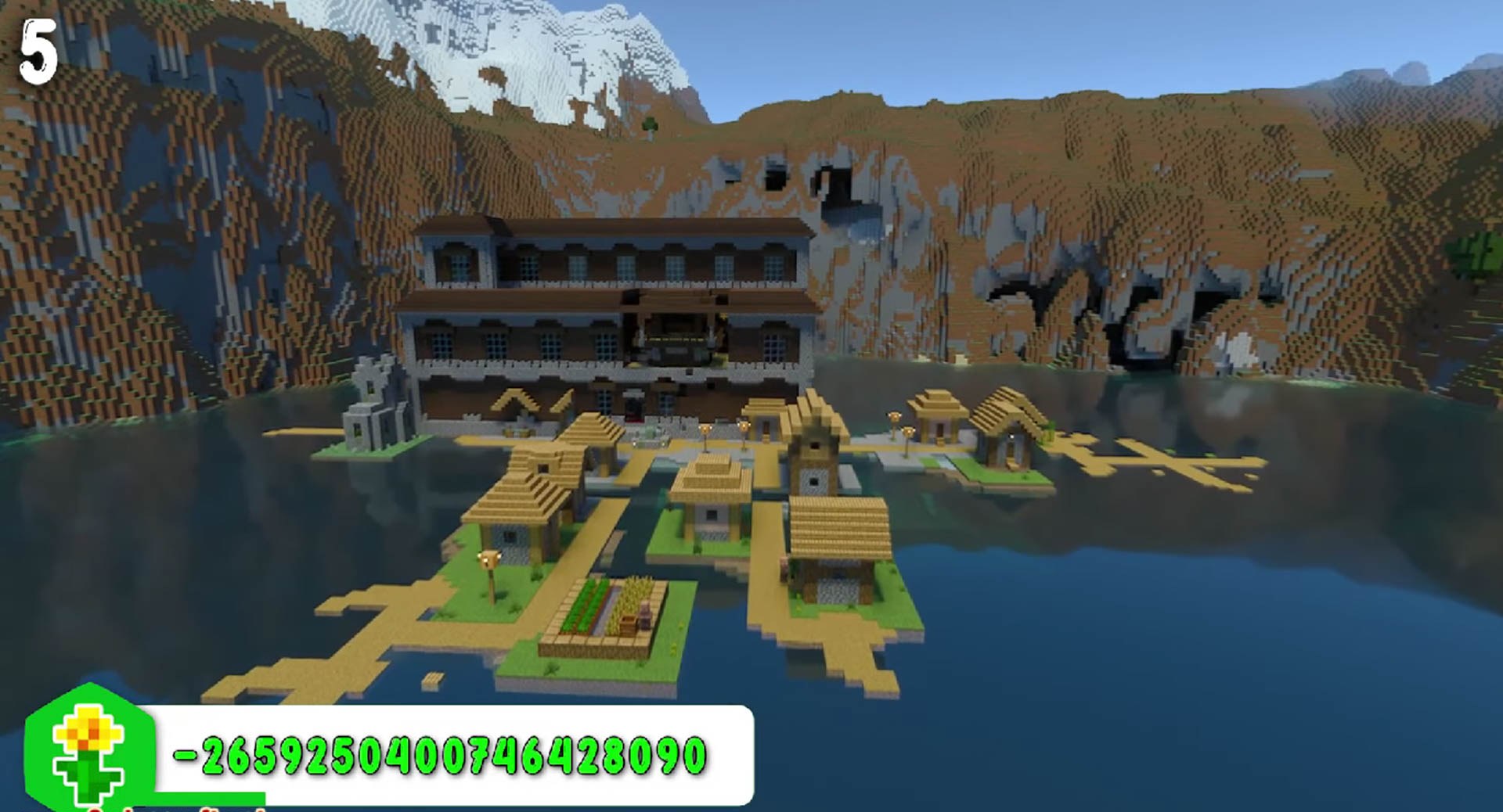 Minecraft seed -2659250400746428090 — скриншот 1