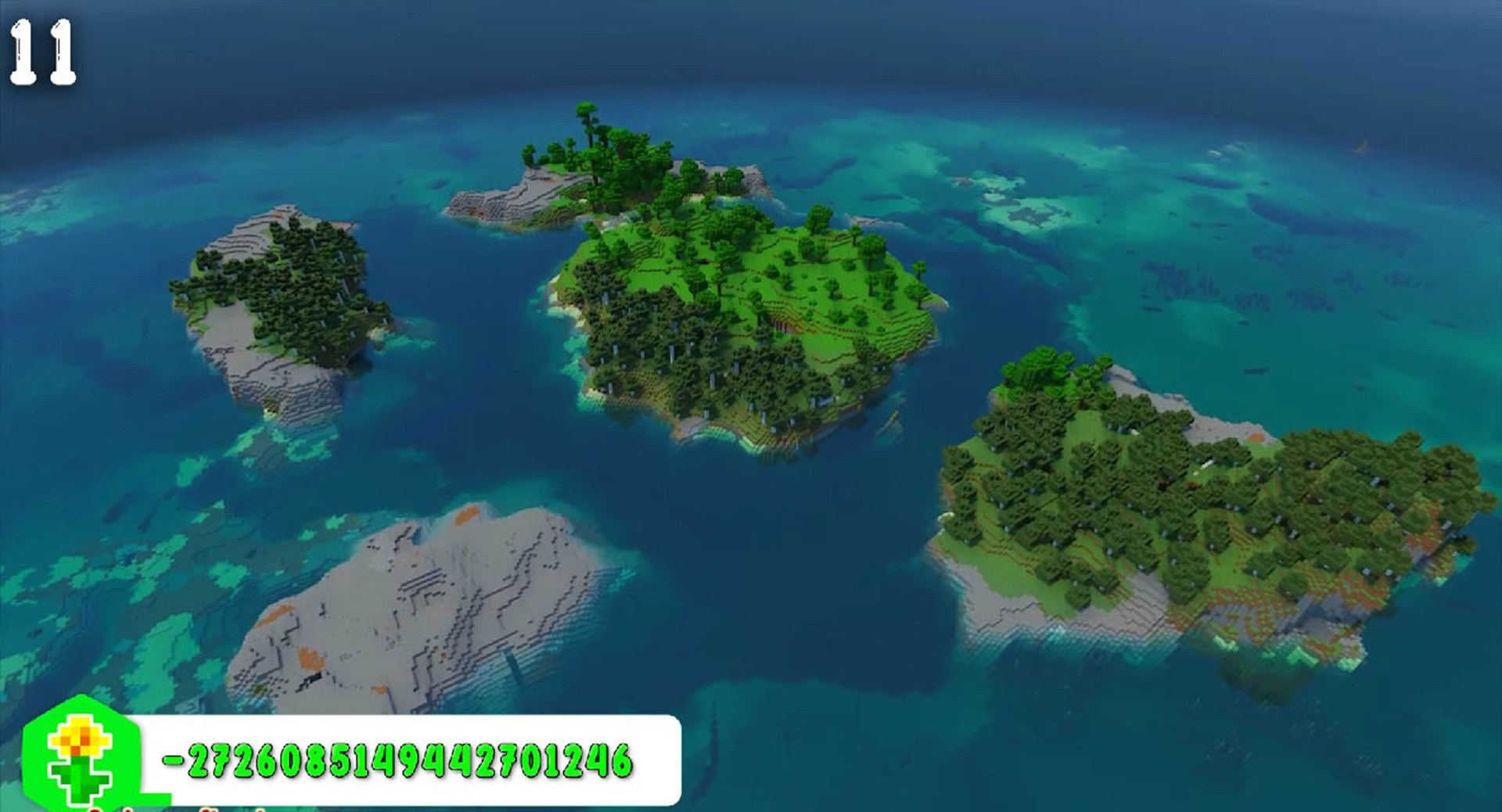 Minecraft seed -2726085149442701246 — скриншот 1