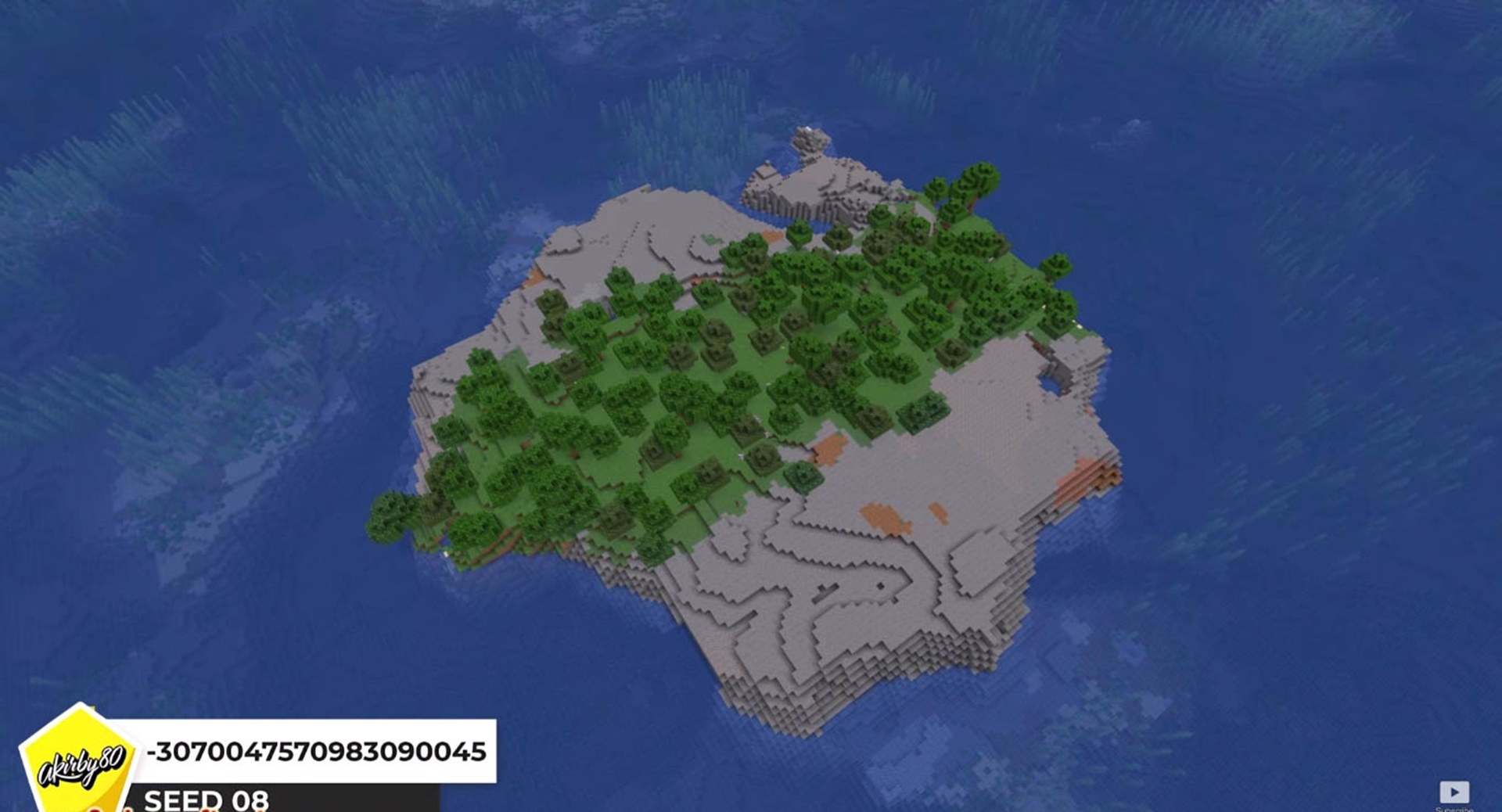 Minecraft seed -3070047570983090045 — скриншот 1