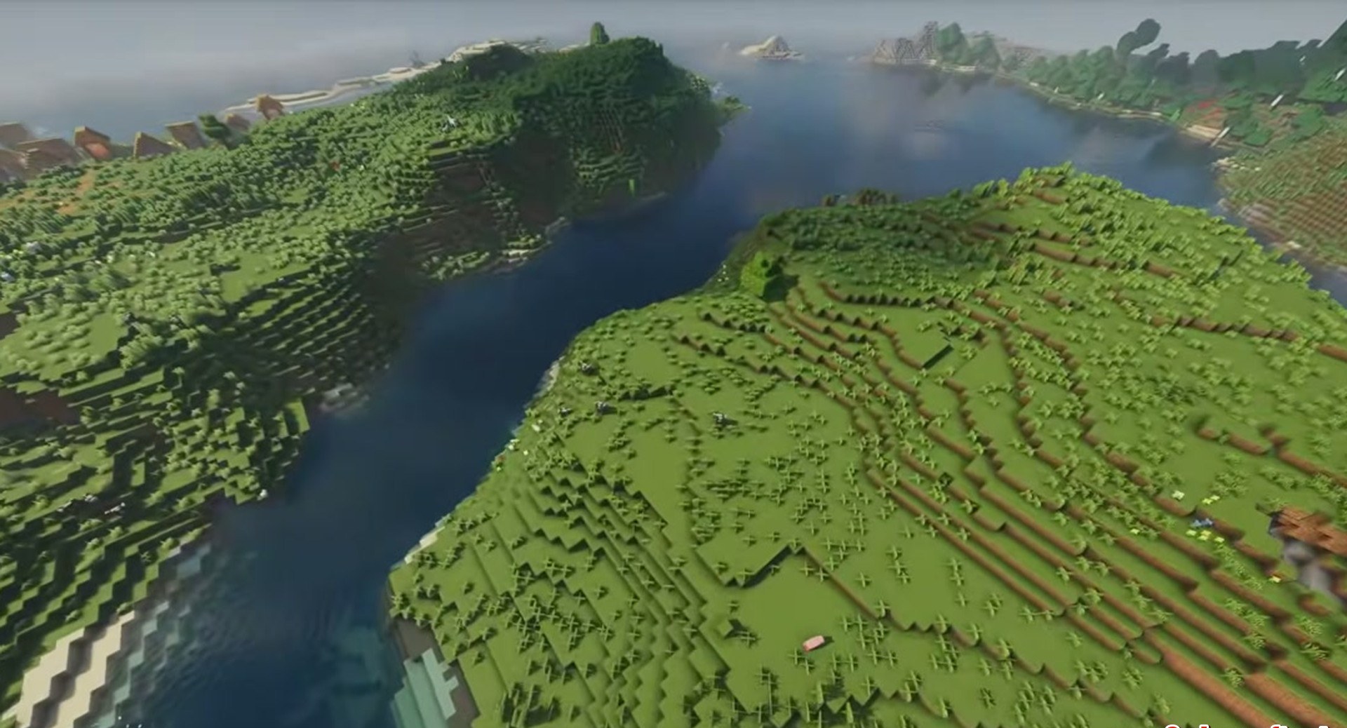 Minecraft seed -3105058326865820638 — скриншот 1