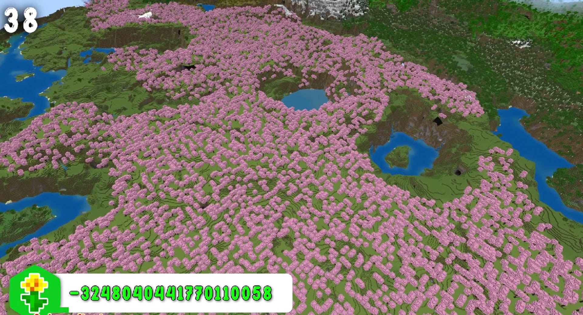 Minecraft seed -3248040441770110058 — скриншот 1