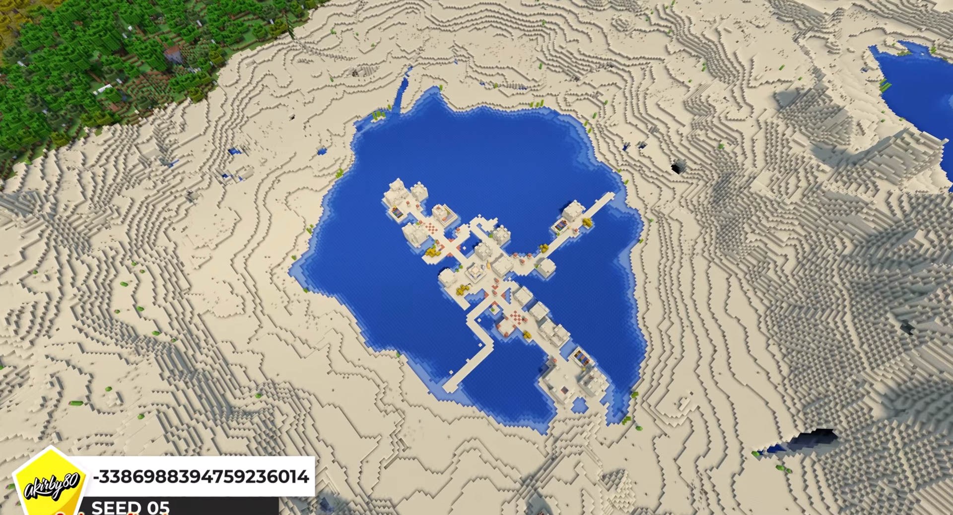 Minecraft seed -3386988394759236014 — скриншот 1