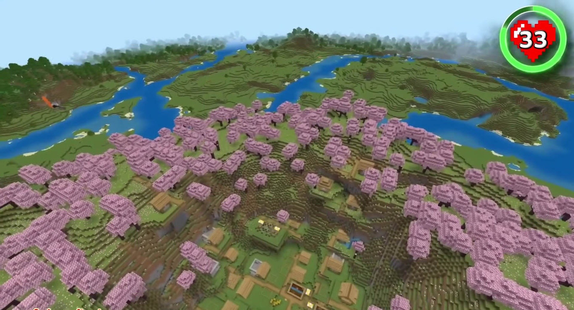 Minecraft seed -4197599622191908127 — скриншот 1
