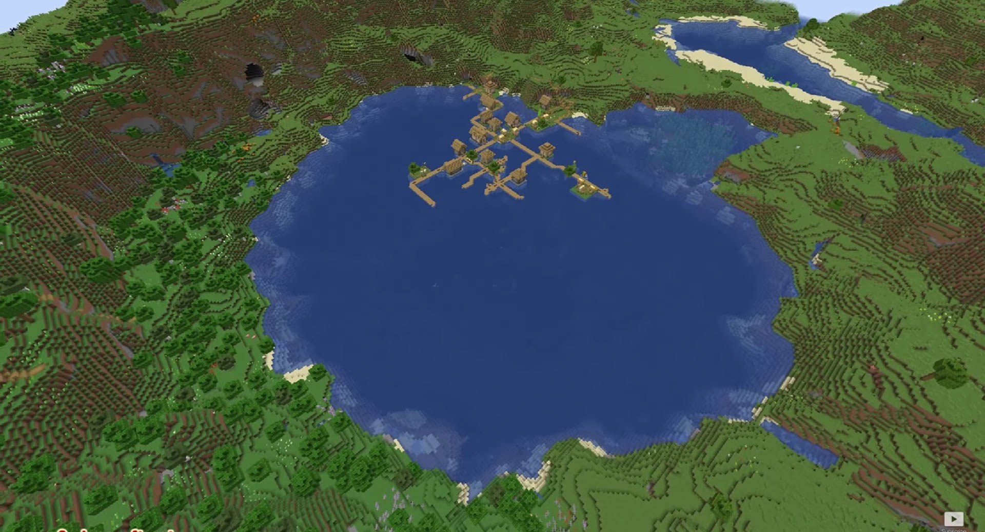 Minecraft seed -4255620172888328552 — скриншот 1