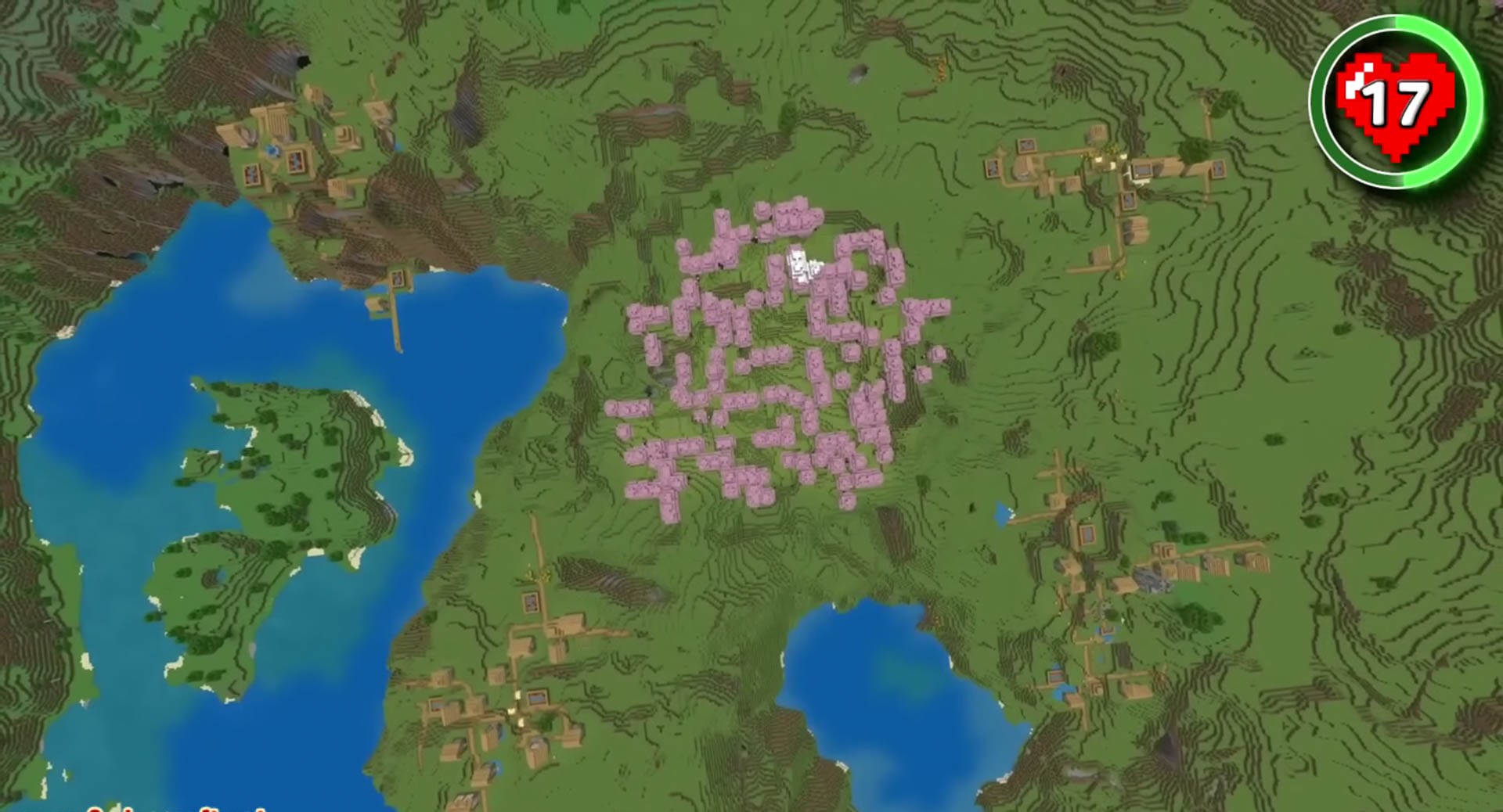 Minecraft seed -4330981099990495853 — скриншот 1