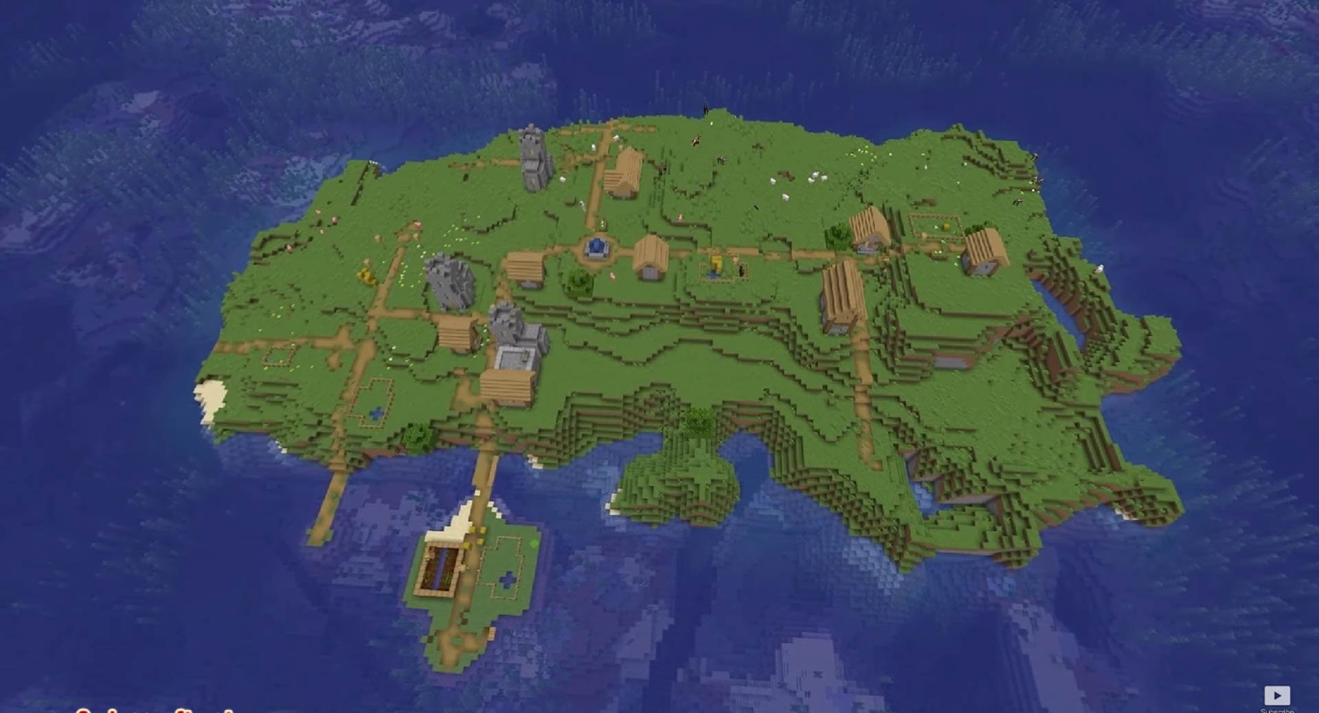Minecraft seed -4495436853044659087 — скриншот 1