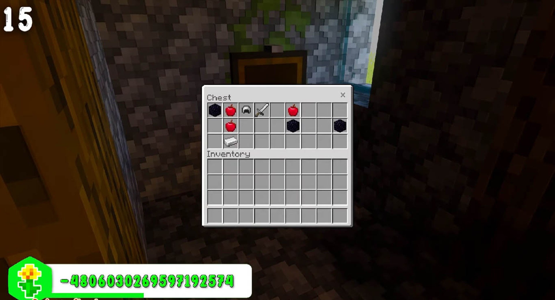 Minecraft seed -4806030269597192574 — скриншот 1
