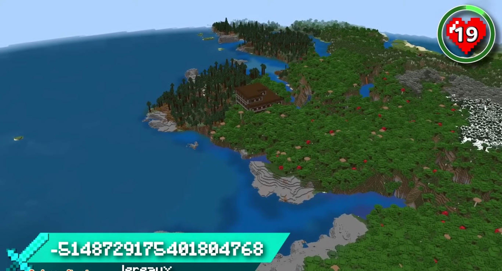 Minecraft seed -5148729175401804768 — скриншот 1
