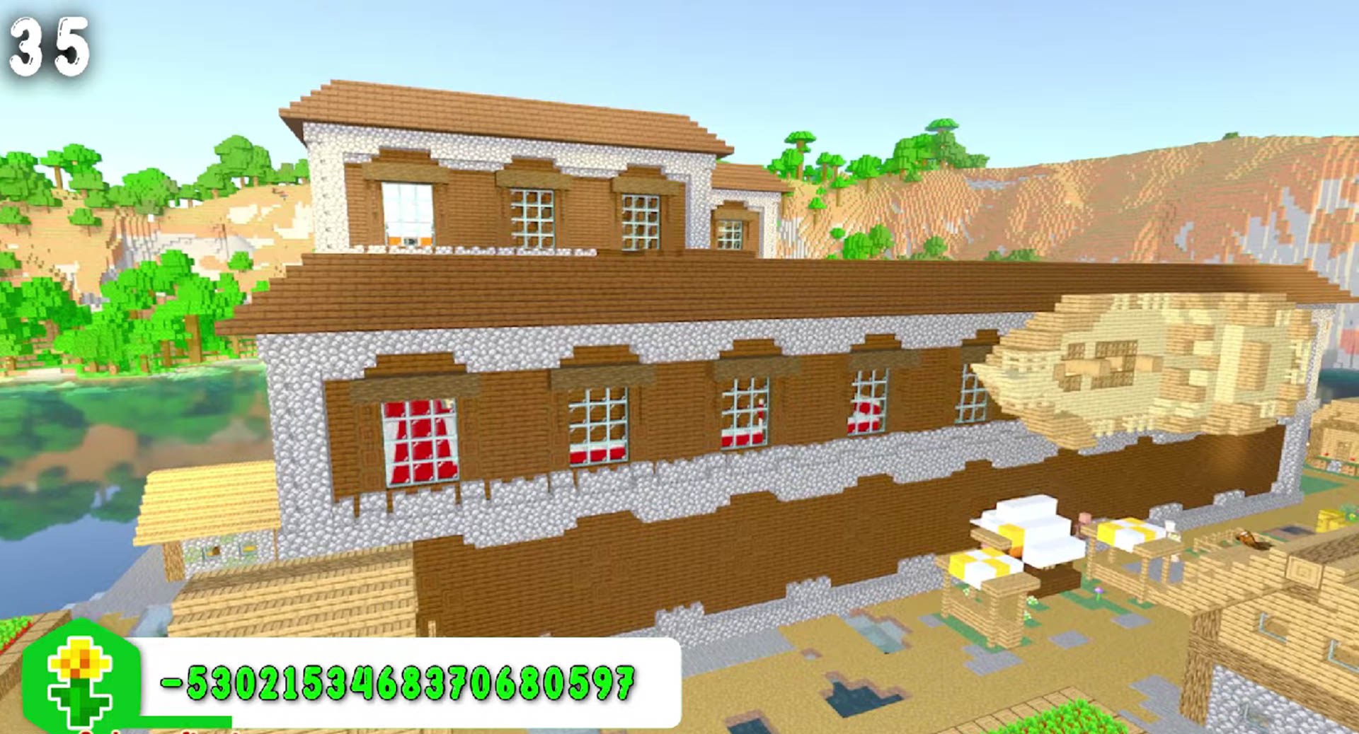 Minecraft seed -5302153468370680597 — скриншот 1