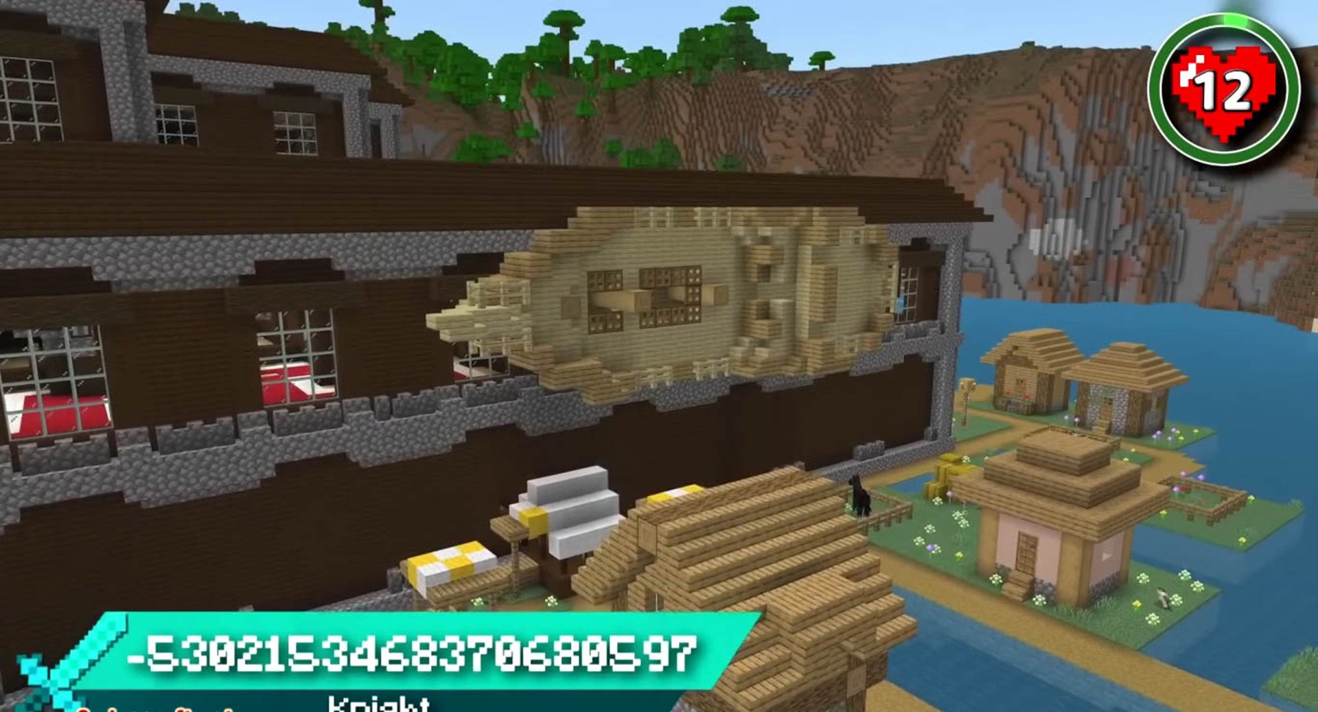 Minecraft seed -5302153468370680597 — скриншот 1