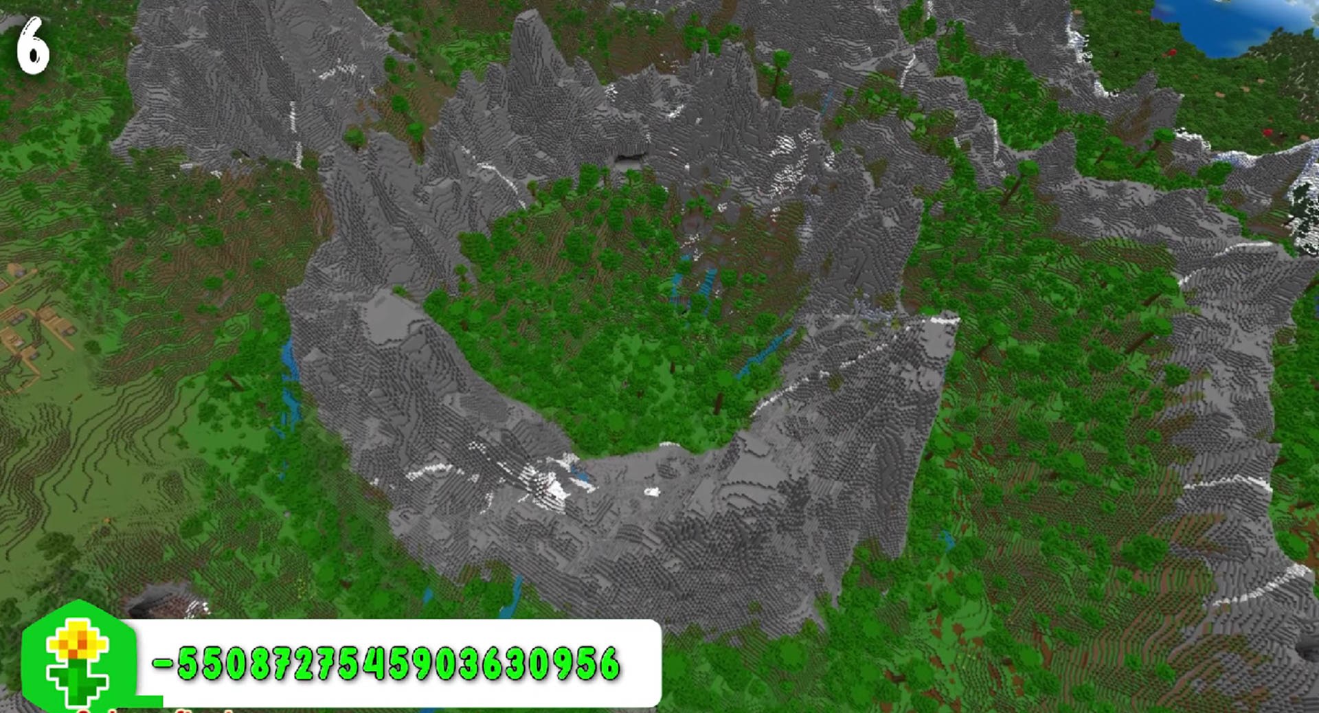 Minecraft seed -5508727545903630956 — скриншот 1