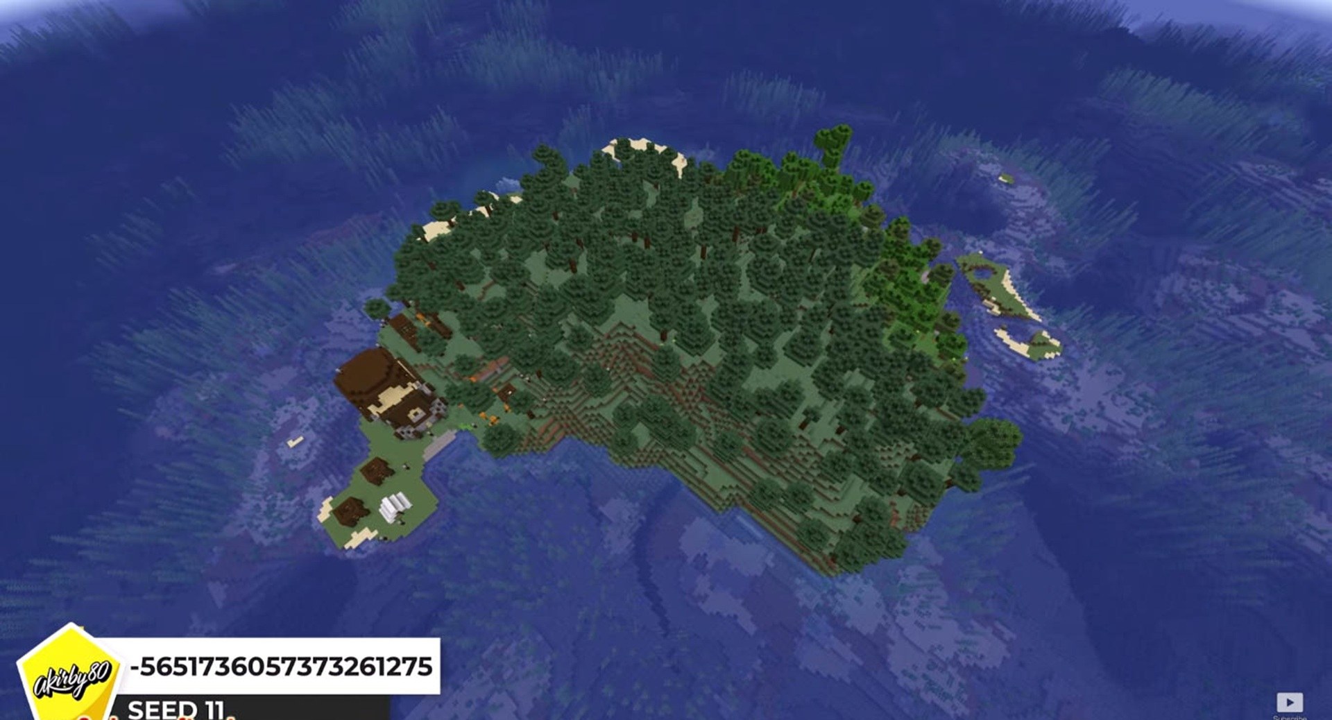 Minecraft seed -5651736057373261275 — скриншот 1