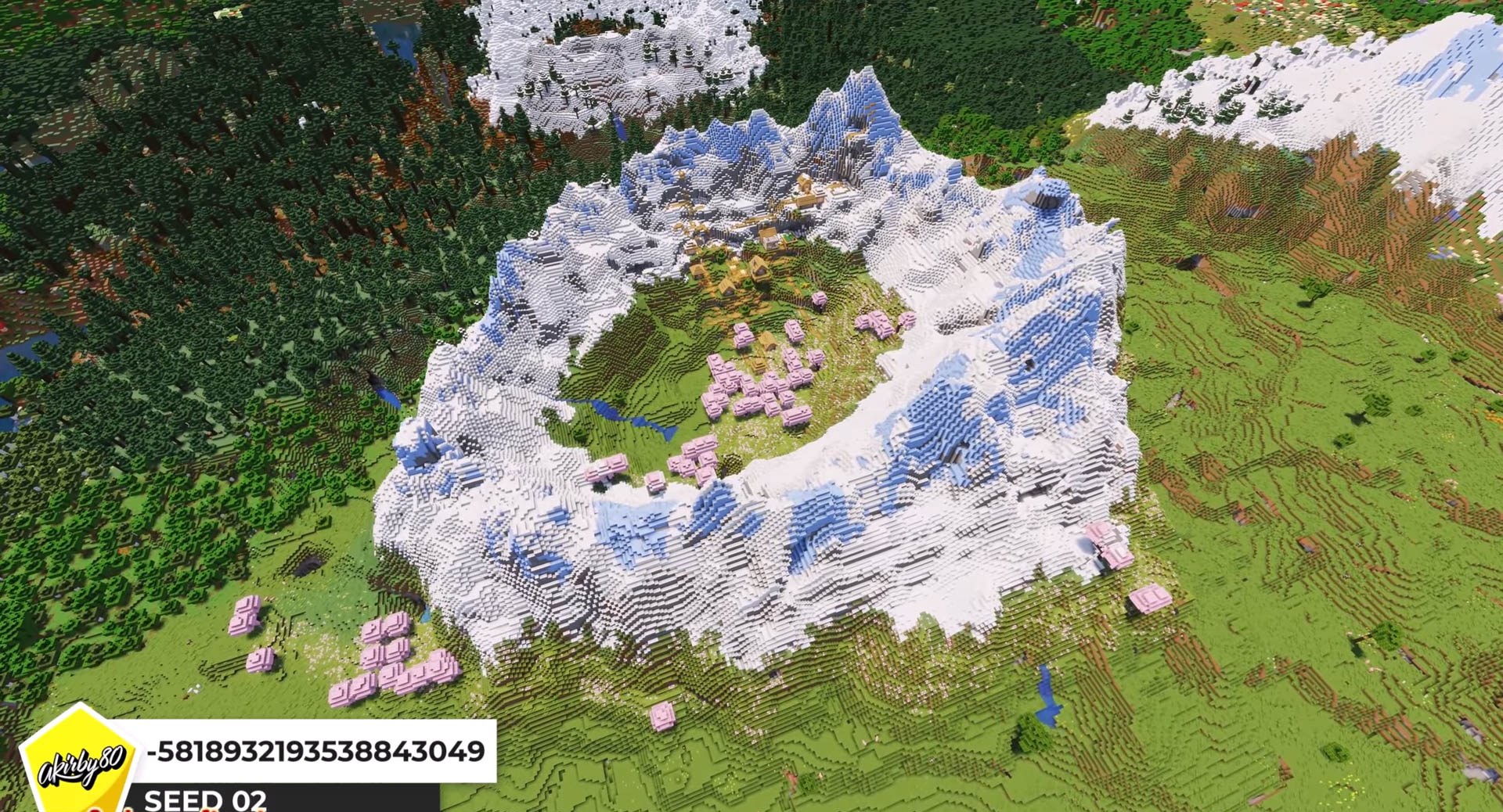 Minecraft seed -5818932193538843049 — скриншот 1