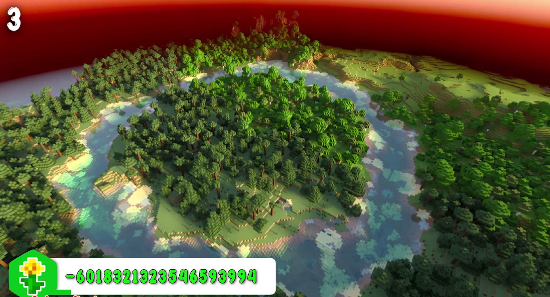 Minecraft seed -6018321323546593994 — скриншот 1