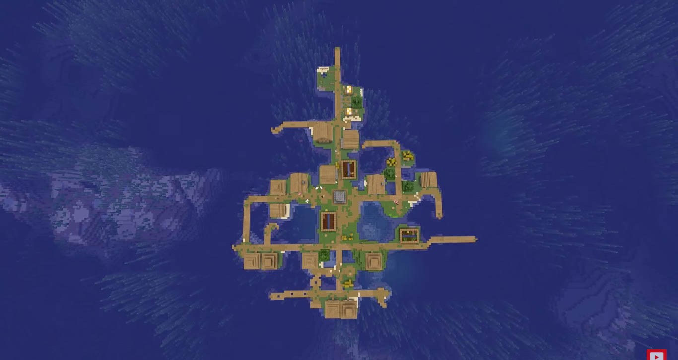 Minecraft seed -6366682498218327147 — скриншот 1
