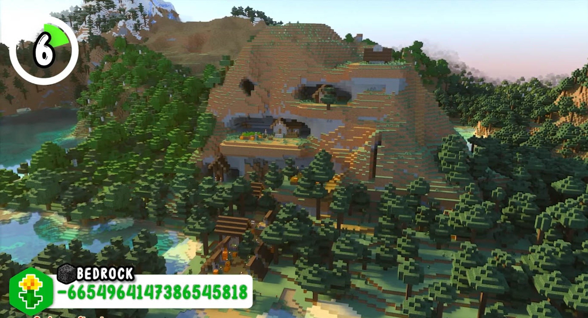 Minecraft seed -6654964147386545818 — скриншот 1