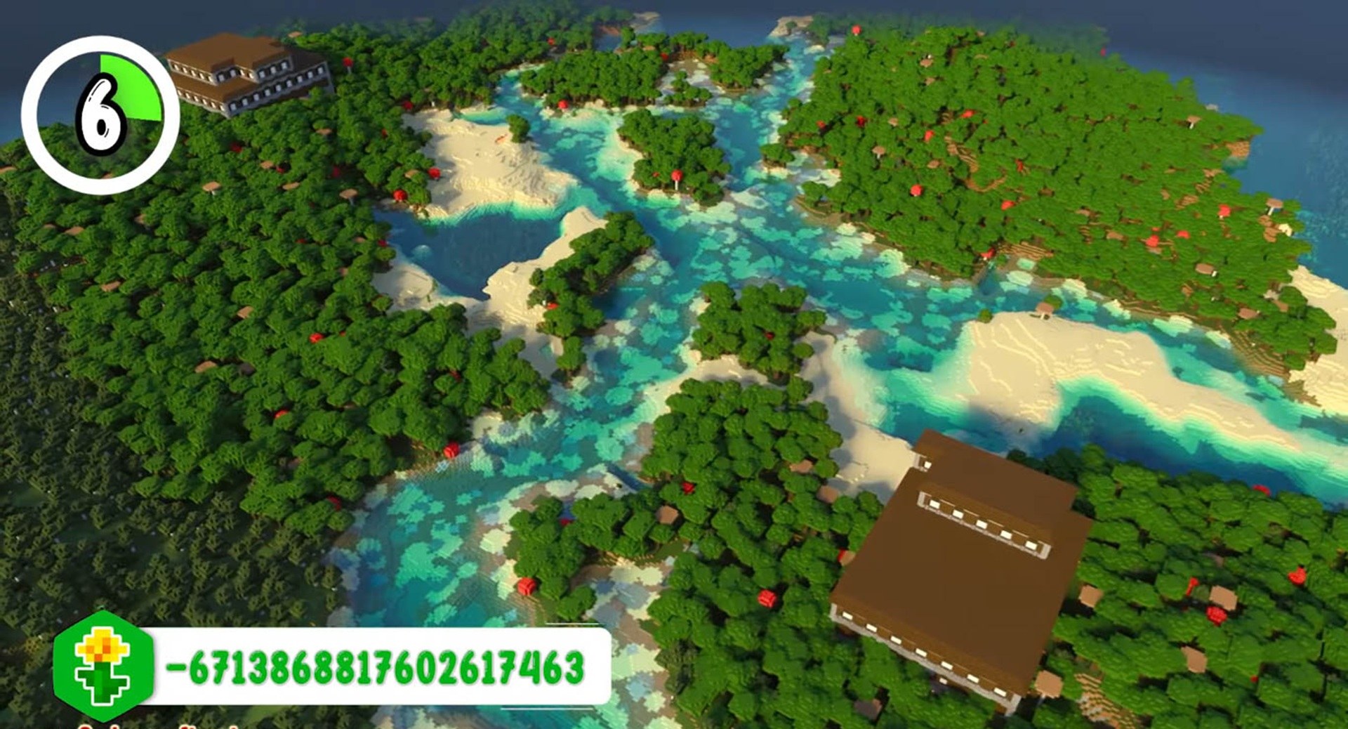 Minecraft seed -6713868817602617463 — скриншот 1