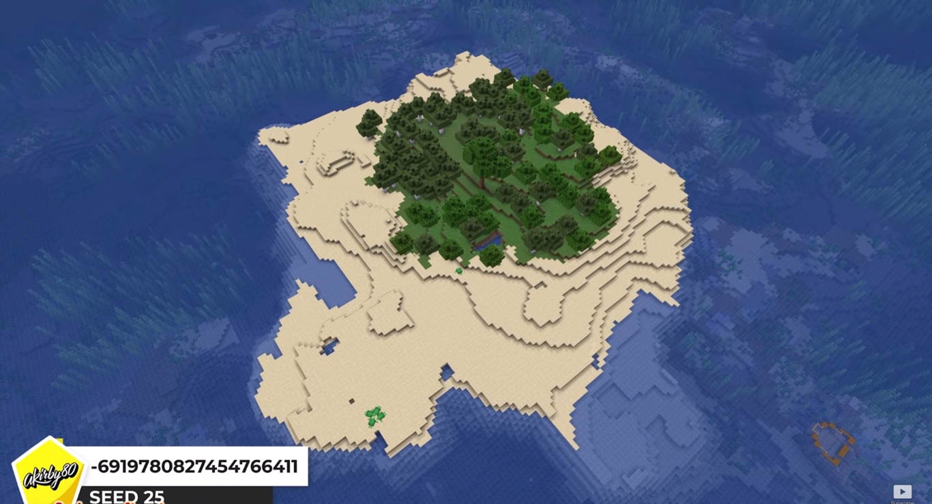 Minecraft seed -6919780827454766411 — скриншот 1