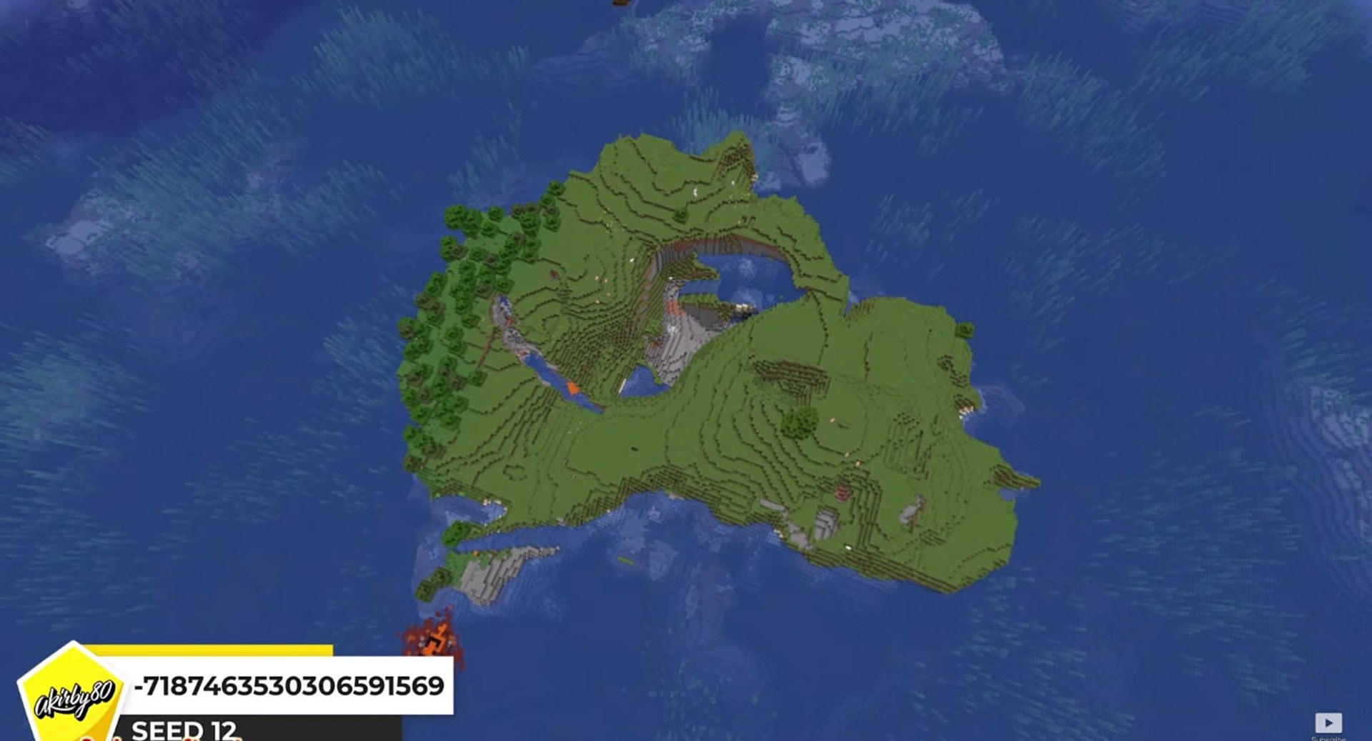 Minecraft seed -7187463530306591569 — скриншот 1