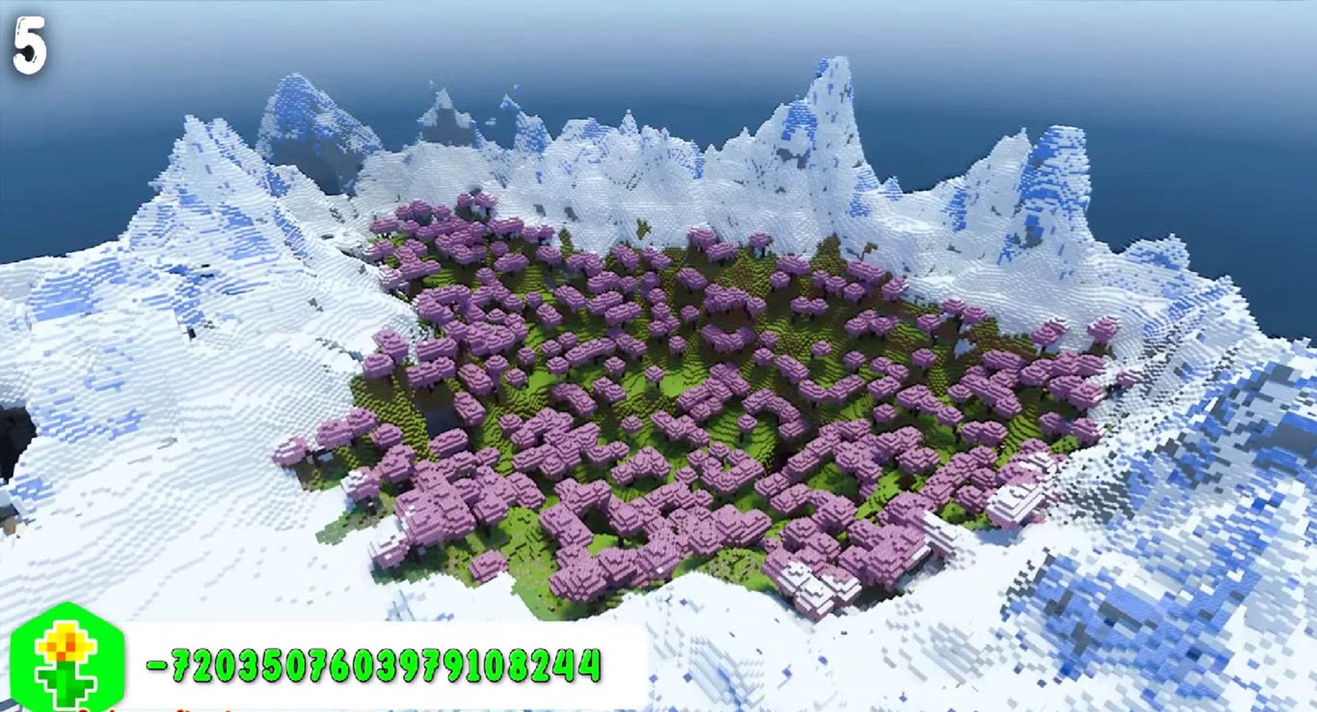 Minecraft seed -7203507603979108244 — скриншот 1
