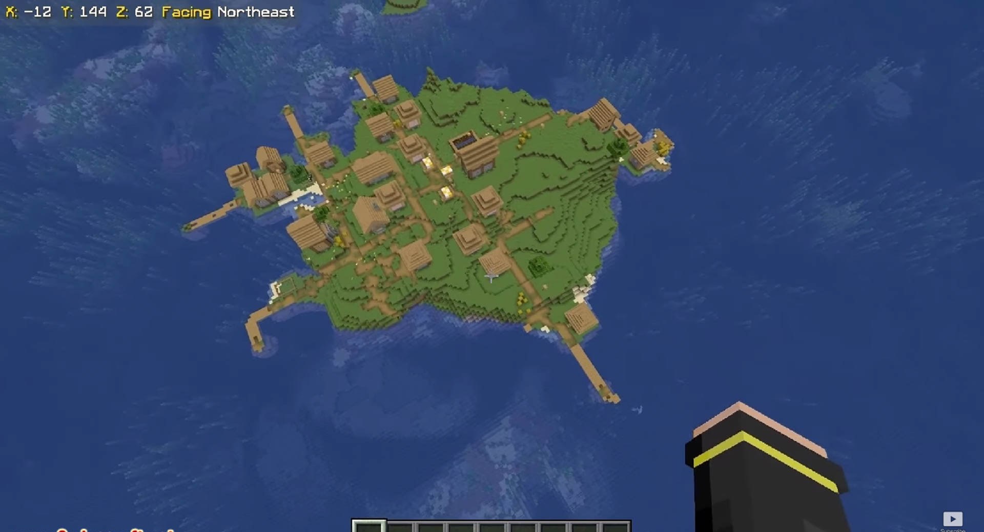 Minecraft seed -7684266864199223481 — скриншот 1