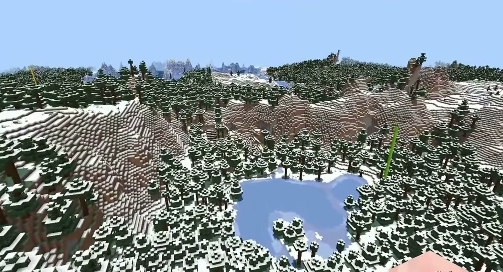 Minecraft seed -7973709880715379999 — скриншот 1