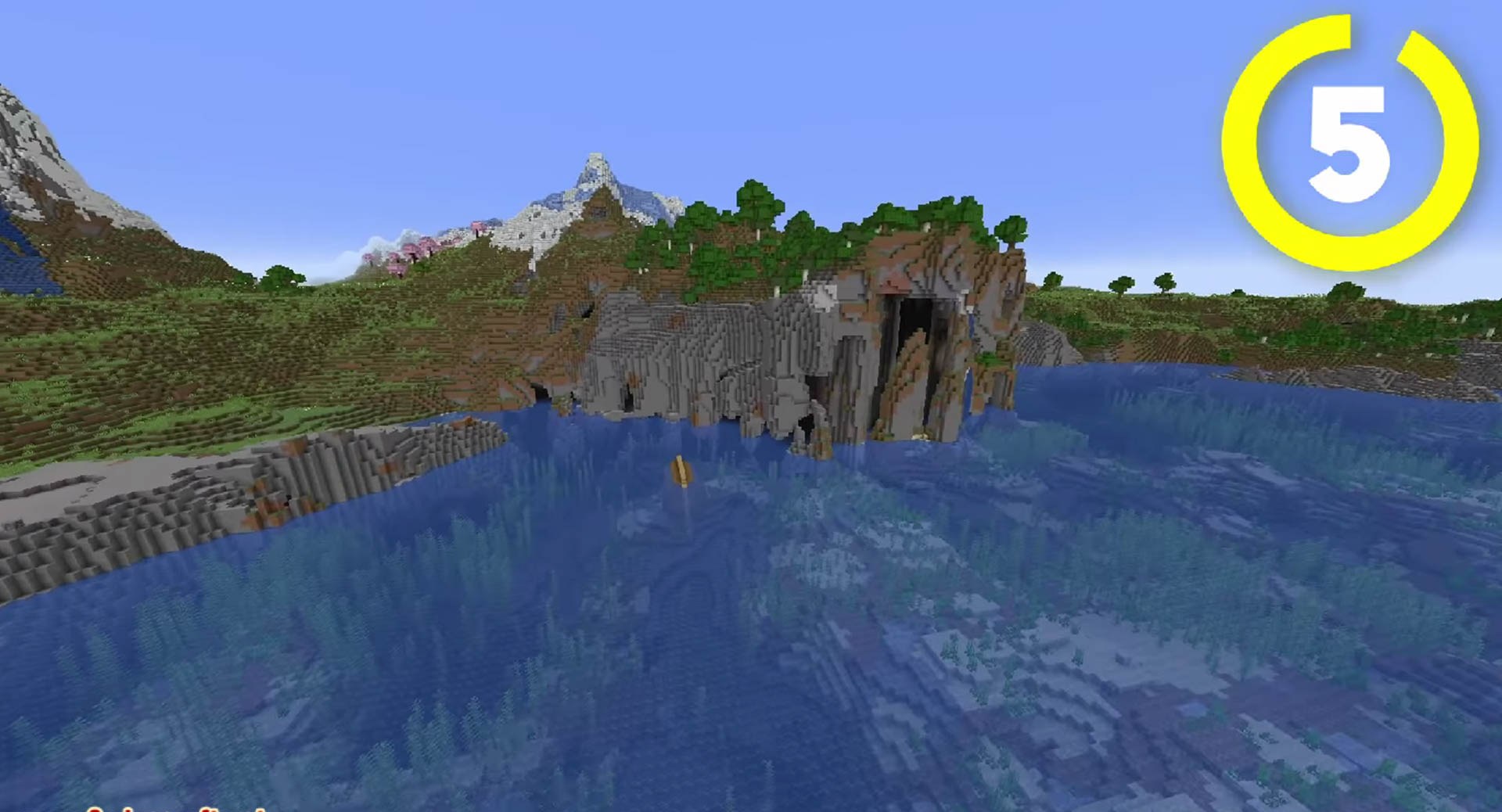 Minecraft seed -8016548907466583382 — скриншот 1