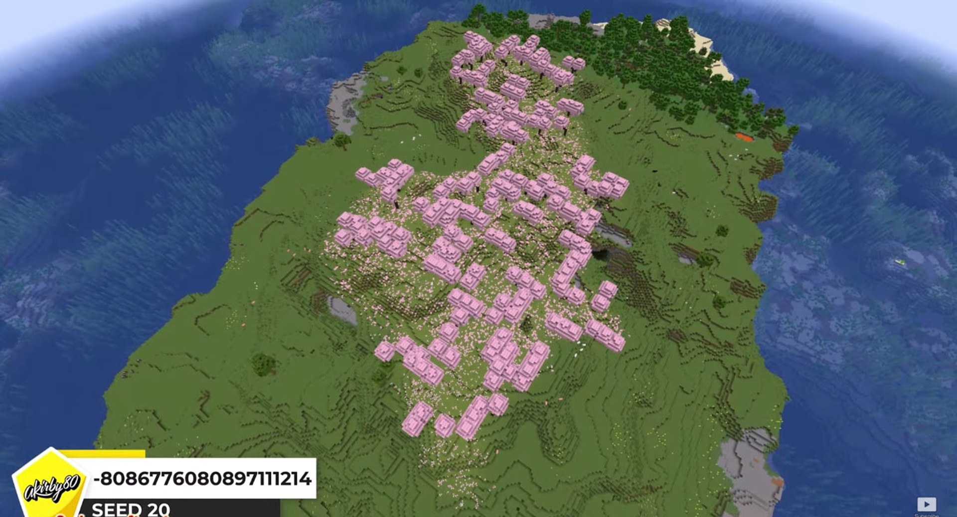 Minecraft seed -8086776080897111214 — скриншот 1