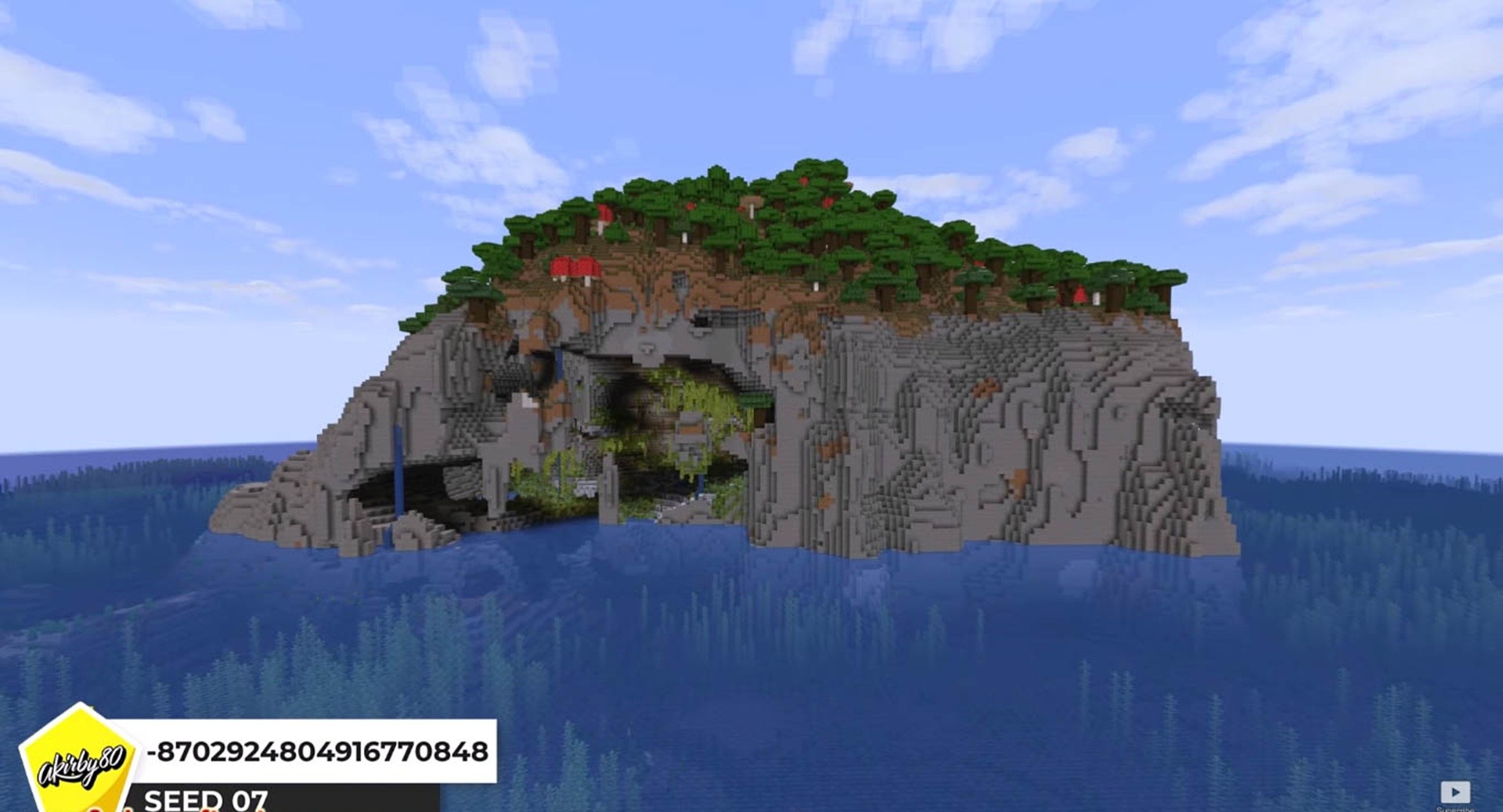 Minecraft seed -8702924804916770848 — скриншот 1
