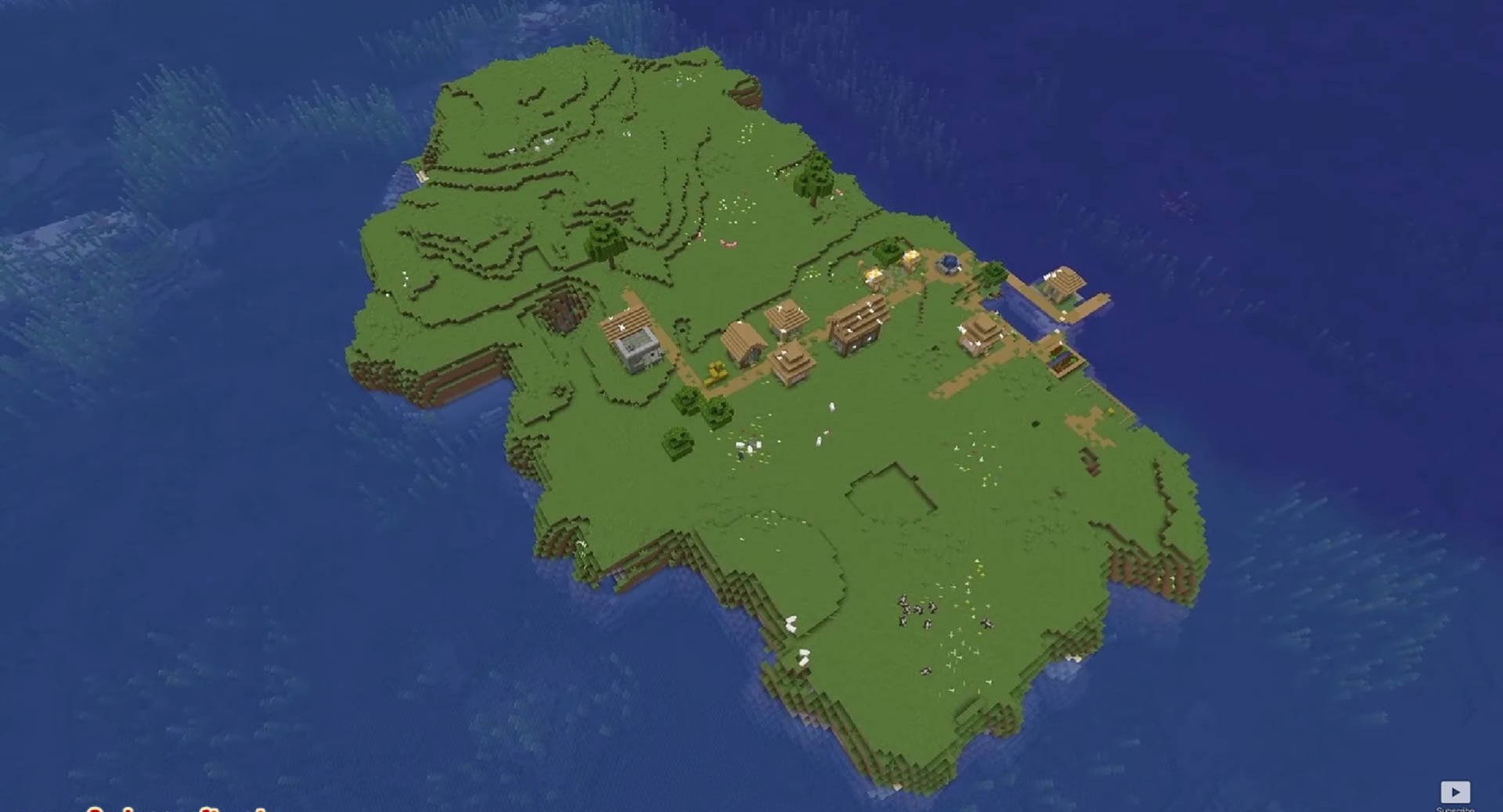 Minecraft seed -8767945524470268999 — скриншот 1