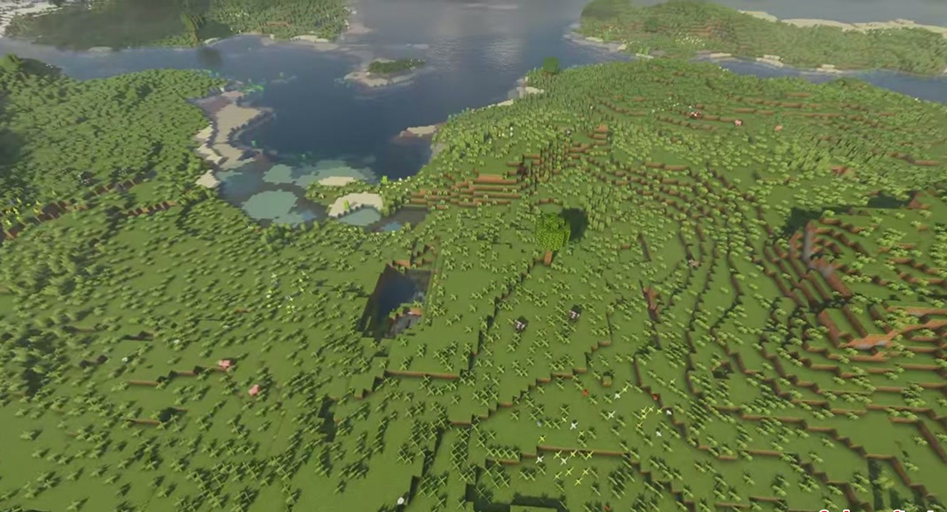 Minecraft seed -8993238667421935637 — скриншот 1